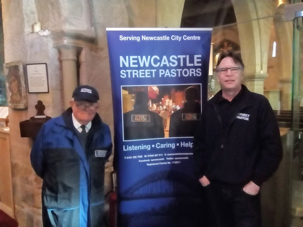 Street Pastors Visit Parish Church of St Michael and All Angels